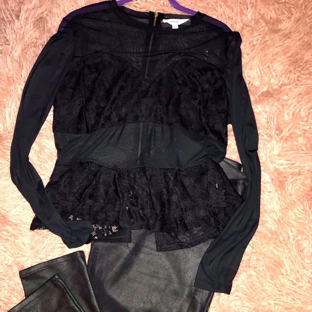 Sheer/ Lace top